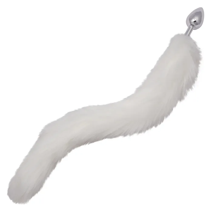Anal CalExotics CalExotics Running Wild White Tail Plug Anal CalExotics CalExotics Running Wild White Tail Plug