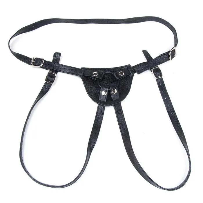 Terra Firma Strapon Harness Black Stormy Leather Anal