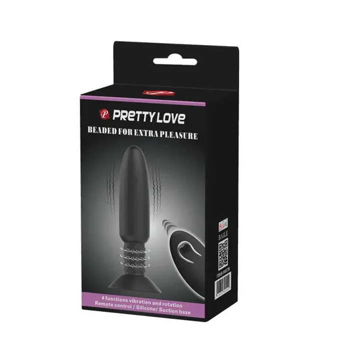 Anal Pretty Love d Pretty Love Beaded For Ext Pleasure Butt Plug W Remote Anal Pretty Love d Pretty Love Beaded For Ext Pleasure Butt Plug W Remote