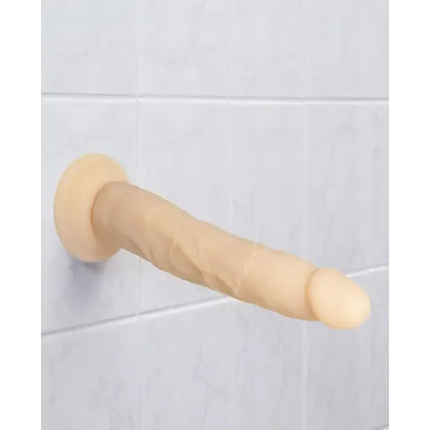 BMS Enterprises Dildos Naked Addiction 9 Dual Density Silicone Dildo Vanilla