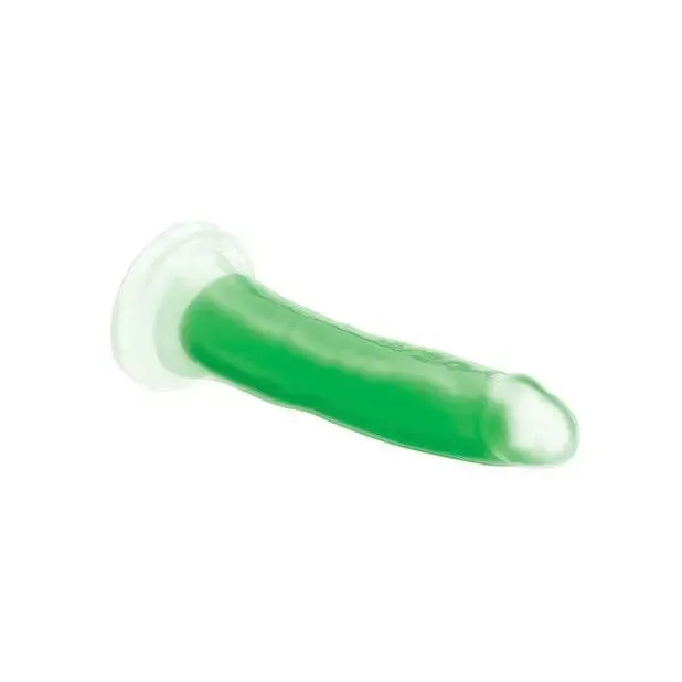 Dildos Lollicock GlowintheDark Silicone Dildo 7in Green Curve Toys Dildos Lollicock GlowintheDark Silicone Dildo 7in Green Curve Toys