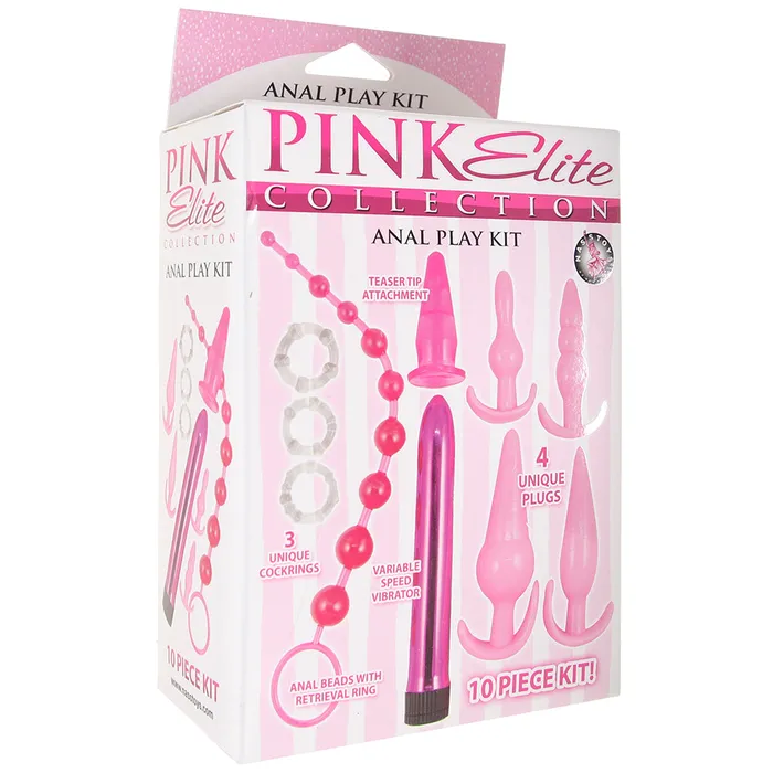 Pink Elite 10pc Anal Play Kit Nasstoys Anal