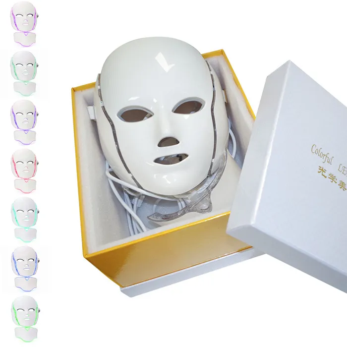missammy Dildos 7 Colors LED Mask Photon Facial Neck Skin Rejuvenation Therapy Reduces Wrinkles602