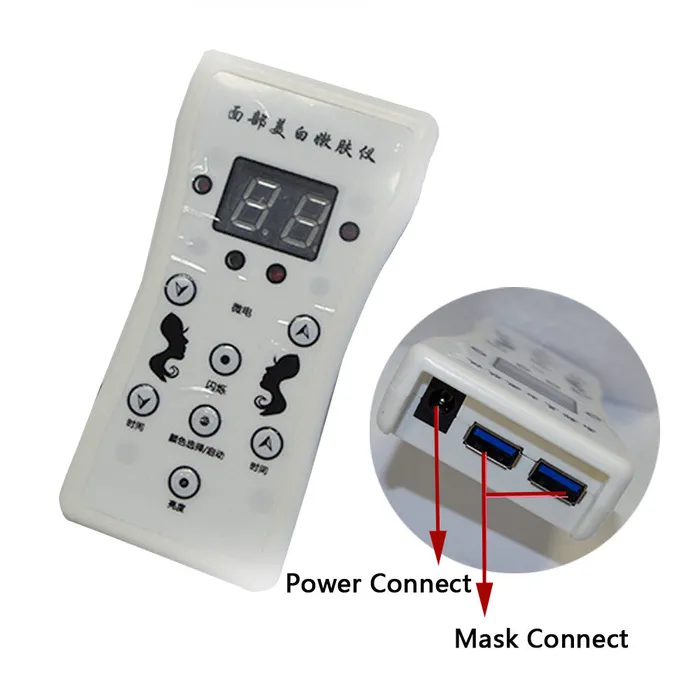 missammy Dildos 7 Colors LED Mask Photon Facial Neck Skin Rejuvenation Therapy Reduces Wrinkles602
