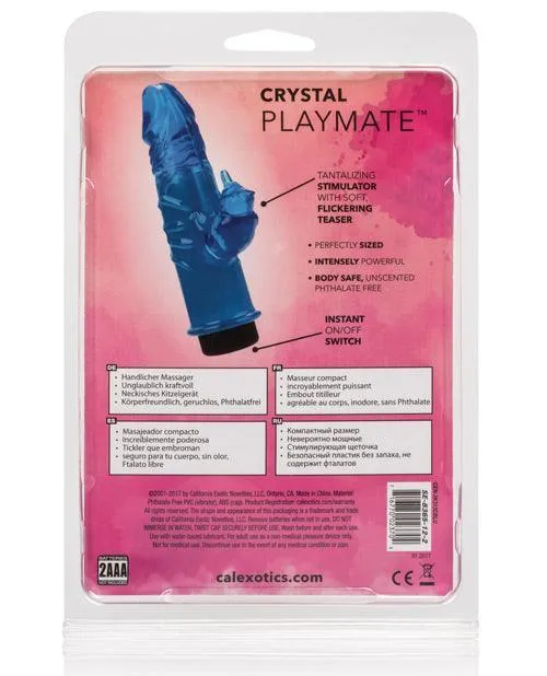 Vibrators California Exotic Novelties 3 Crystal Playmate Blue