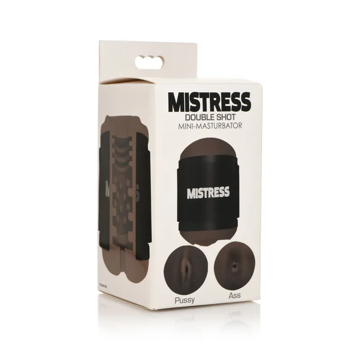Male Sex Toys Mistress Mistress Double Shot Pussy Ass Stroker Dark