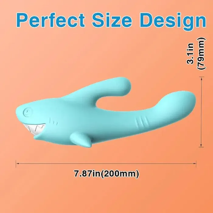 Female Sex Toys Shark Dual Vibrator Inyarose