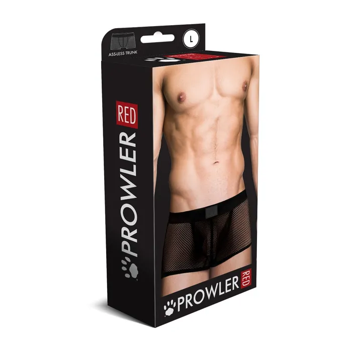 Prowler RED Anal Prowler RED Fishnet Assless Trunk Black