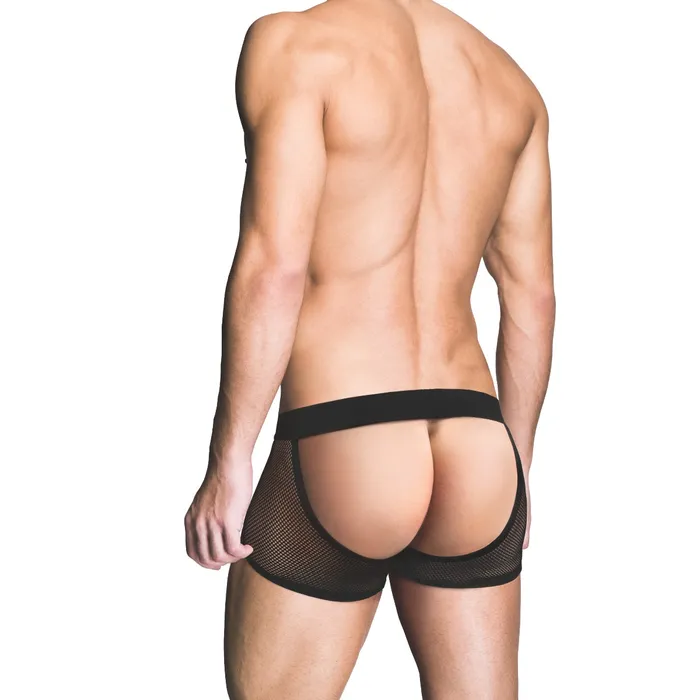 Prowler RED Anal Prowler RED Fishnet Assless Trunk Black