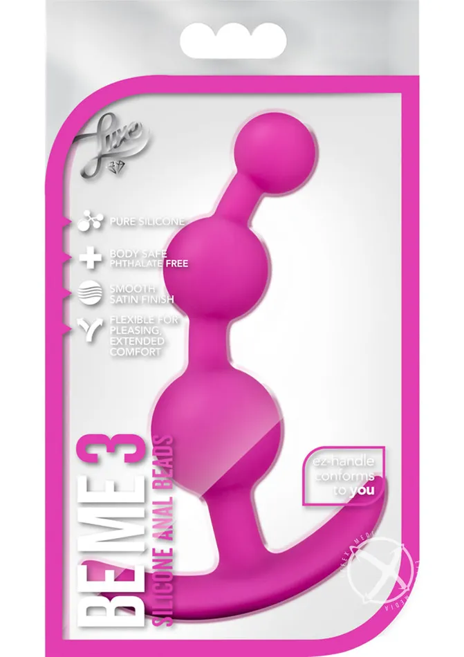 Anal Luxe Luxe Be Me 3 Silicone Butt Plug
