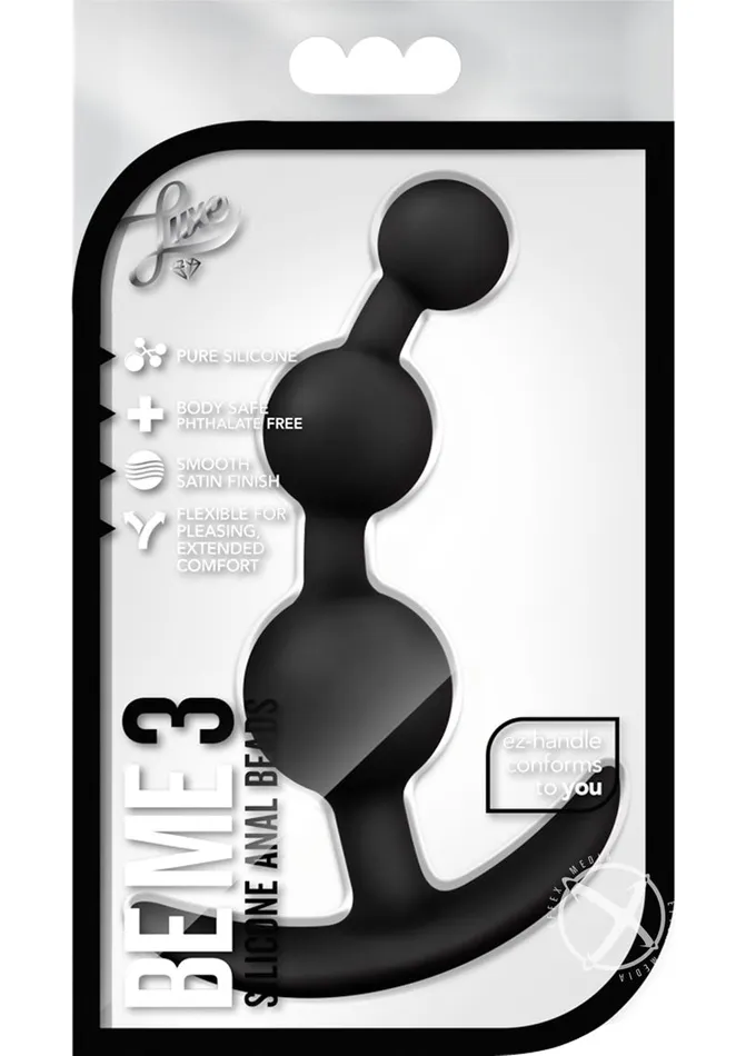 Anal Luxe Luxe Be Me 3 Silicone Butt Plug