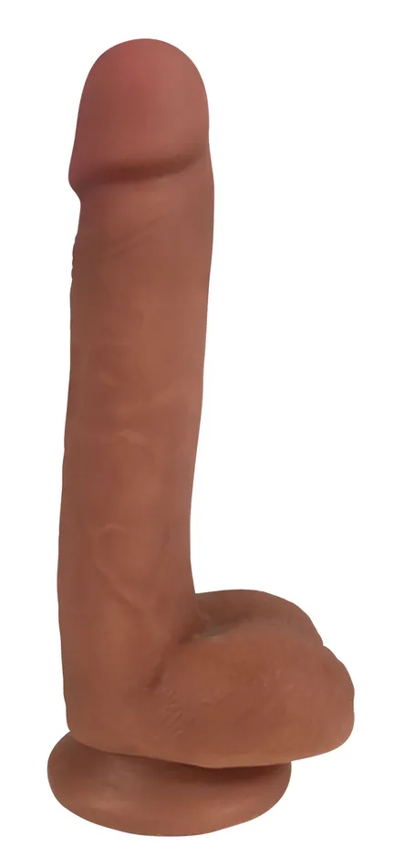 Curve Toys Easy Riders 7 Inch Slim Dong With Balls Caramel Dildos Curve Toys Easy Riders 7 Inch Slim Dong With Balls Caramel Dildos