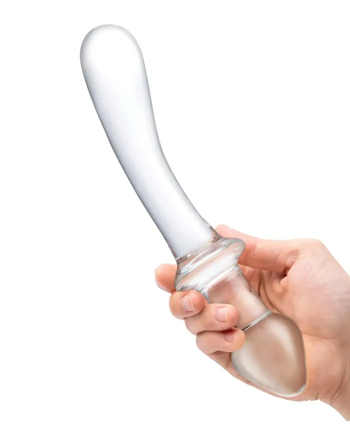 Glas Dildos 9 Inch Classic Curved DualEnded Dildo Clear Glas Dildos 9 Inch Classic Curved DualEnded Dildo Clear