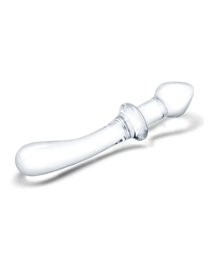 Glas Dildos 9 Inch Classic Curved DualEnded Dildo Clear Glas Dildos 9 Inch Classic Curved DualEnded Dildo Clear