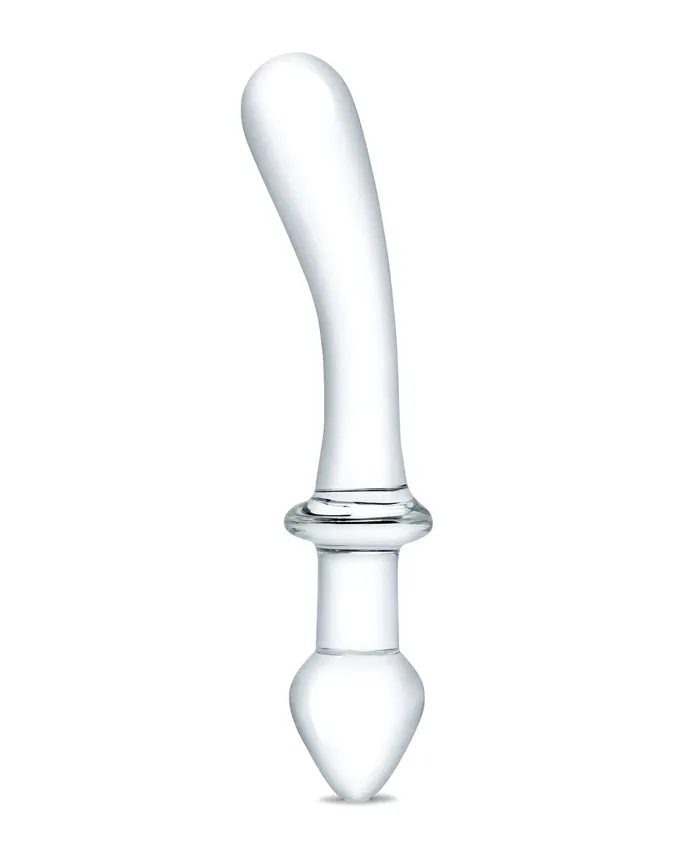 Glas Dildos 9 Inch Classic Curved DualEnded Dildo Clear Glas Dildos 9 Inch Classic Curved DualEnded Dildo Clear